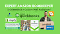 be your expert amazon bookkeeper ecommerce accounting assistant