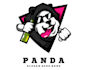 design awesome panda mascot logo