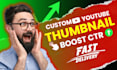design eye catchy thumbnails