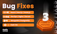 fix bugs and issues in javascript, react, node js and next js