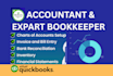 manage quickbooks setup, catch up, billing, and sales invoices