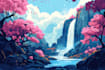 paint fantasy landscape illustrations