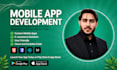 develop ios and android mobile app using react native