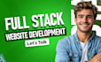 do full stack website development, front end, backend, full stack web developer