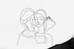 create minimal line art tattoo