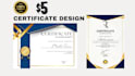 design professional certificate for school college companies and more