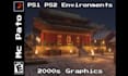 create 3d low poly environments in ps1 ps2 style
