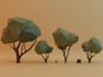 design low poly 3d model packages