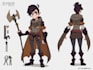 design stylized character concept art and illustration