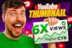 create a viral clickbait youtube thumbnails for your videos