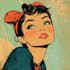 draw  illustration with retro comic style
