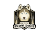 design vibrant adventure snow dogs logo
