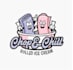 design chop chill rolled ice cream logo