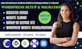 setup and migrate your wordpress website to cloudways hostinger or siteground