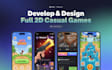 create 2d casual games in unity for mobile, PC, and web