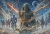 create high quality space art and futuristic space scenes