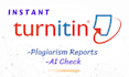 provide instant ai and plagiarism reports in minutes
