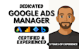 setup optimize google ads campaign, advertising manager and marketing expert