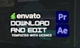 edit envato elements after effects and premiere pro templates