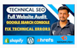 do technical SEO ,fix website audit errors and google search console errors
