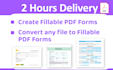 do fillable, interactive PDF forms