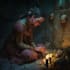 make fantasy horror character illustration