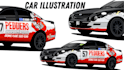 design the best race car vector graphics illustrations