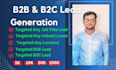 do b2b lead generation,10k 100k prospect email list building