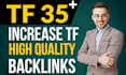 increase majestic trust flow tf 35 plus