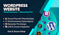 build high converting wordpress paywall membership site with elementor pro