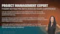 be your project management expert and leader