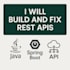 build and fix rest api using java spring boot