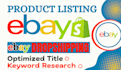 create ebay seo listings, amazon to ebay dropshipping, and custom store template