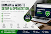 connect domain fix dns SSL SEO optimization setup domain custom domain redirect