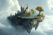 illustrate beautiful flat landscape illustration art
