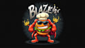 do badass burger fast food mascot logo design
