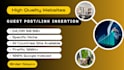 provide high quality SEO guest posting backlinks