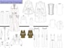 unique technical flat drawings