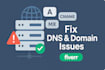 fix dns and domain pointing issues professionally
