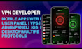 develop custom vpn app setup vps admin panel website admin panel vpn mobile app