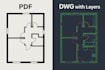 convert architectural PDF drawings into editable autocad dwg files