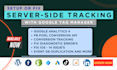 set up conversion API server side tracking ga4 tracking and GTM