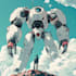 draw mecha robot character sheet design