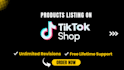 upload and list products on your tiktok shop