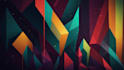 create abstract geometric digital art