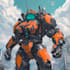 draw mecha robot character sheet design