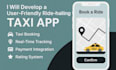 develop taxi booking app taxi app uber app ride share app uber clone app