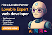 develop and fix lovable website, lovable ecommerce, supabase, mvp, lovable dev