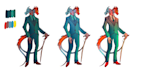 create humanoid 2d characters