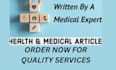 write medical research articles, manuscripts, and systematic analysis